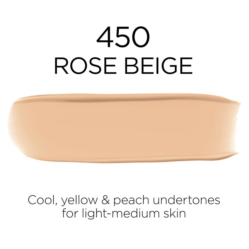 L'Oreal Paris Infallible Fresh Wear Foundation – Rose Beige 450 | Lightweight, Longwear SPF 25