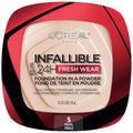 L'Oréal Paris Infallible Fresh Wear Foundation in a Powder – 24H Wear, Waterproof, Pearl, 0.31 oz