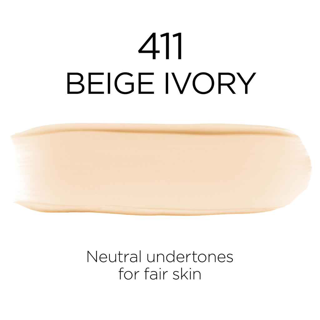 L'Oreal Paris Infallible Fresh Wear Lightweight Foundation – 411 Beige Ivory | Up to 32 Hour Wear