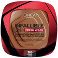 L'Oreal Paris Infallible Fresh Wear Foundation in Powder – Up to 24H Wear, Waterproof, Copper, 0.31 oz.