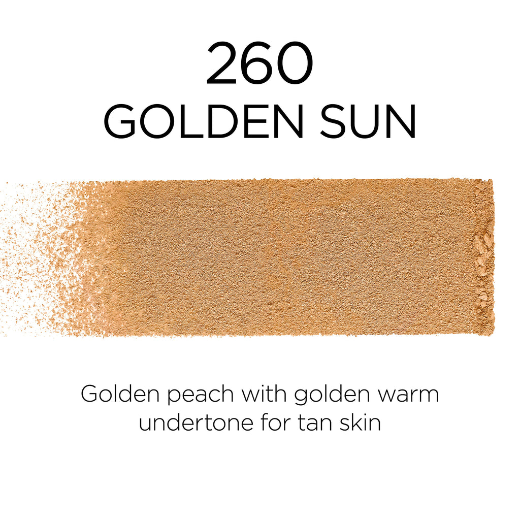 L'Oreal Paris Infallible Fresh Wear Foundation in a Powder – Up to 24H Matte, Waterproof – Golden Sun
