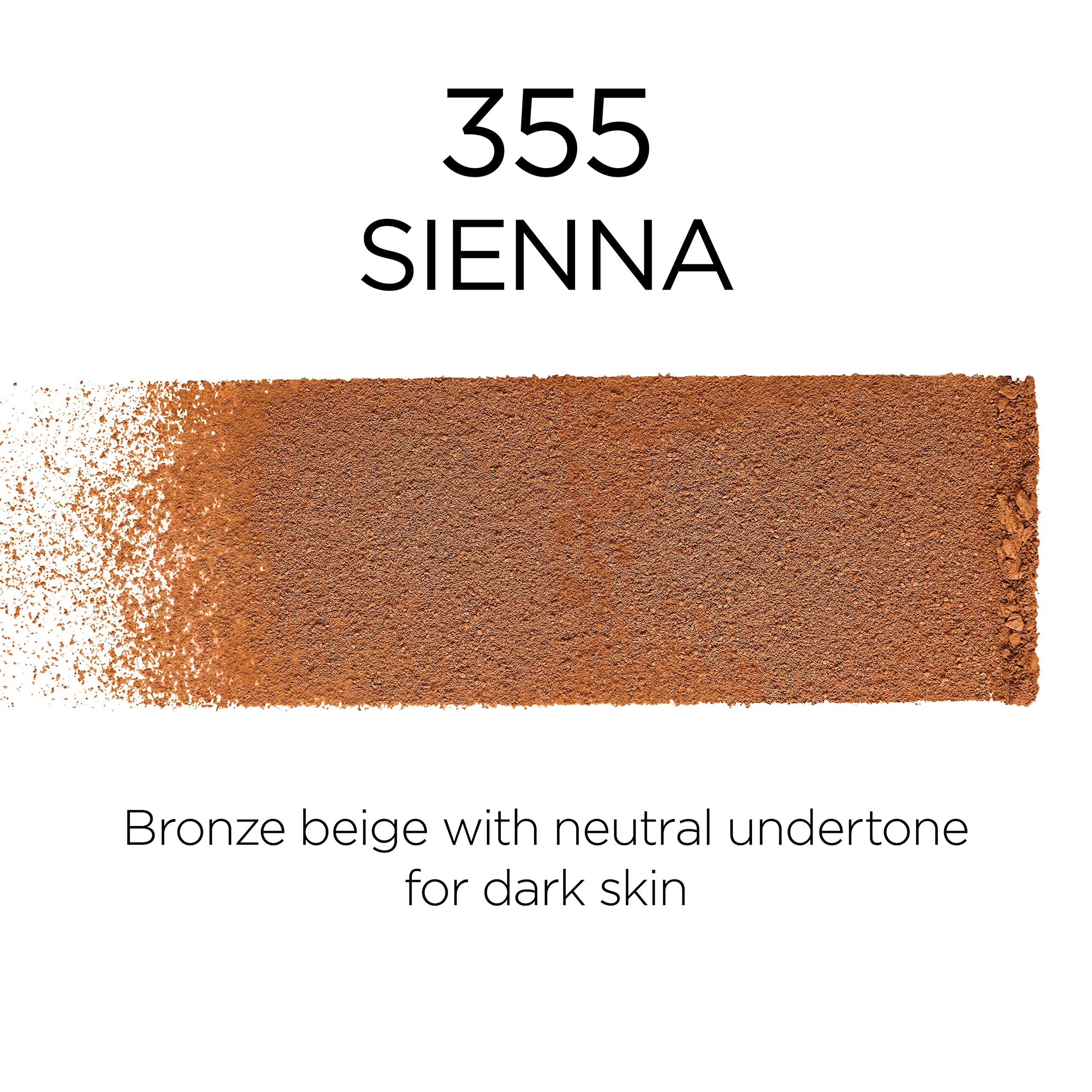L'Oreal Paris Infallible Fresh Wear Foundation in a Powder – Up to 24H Matte, Waterproof, Sienna 0.31 oz