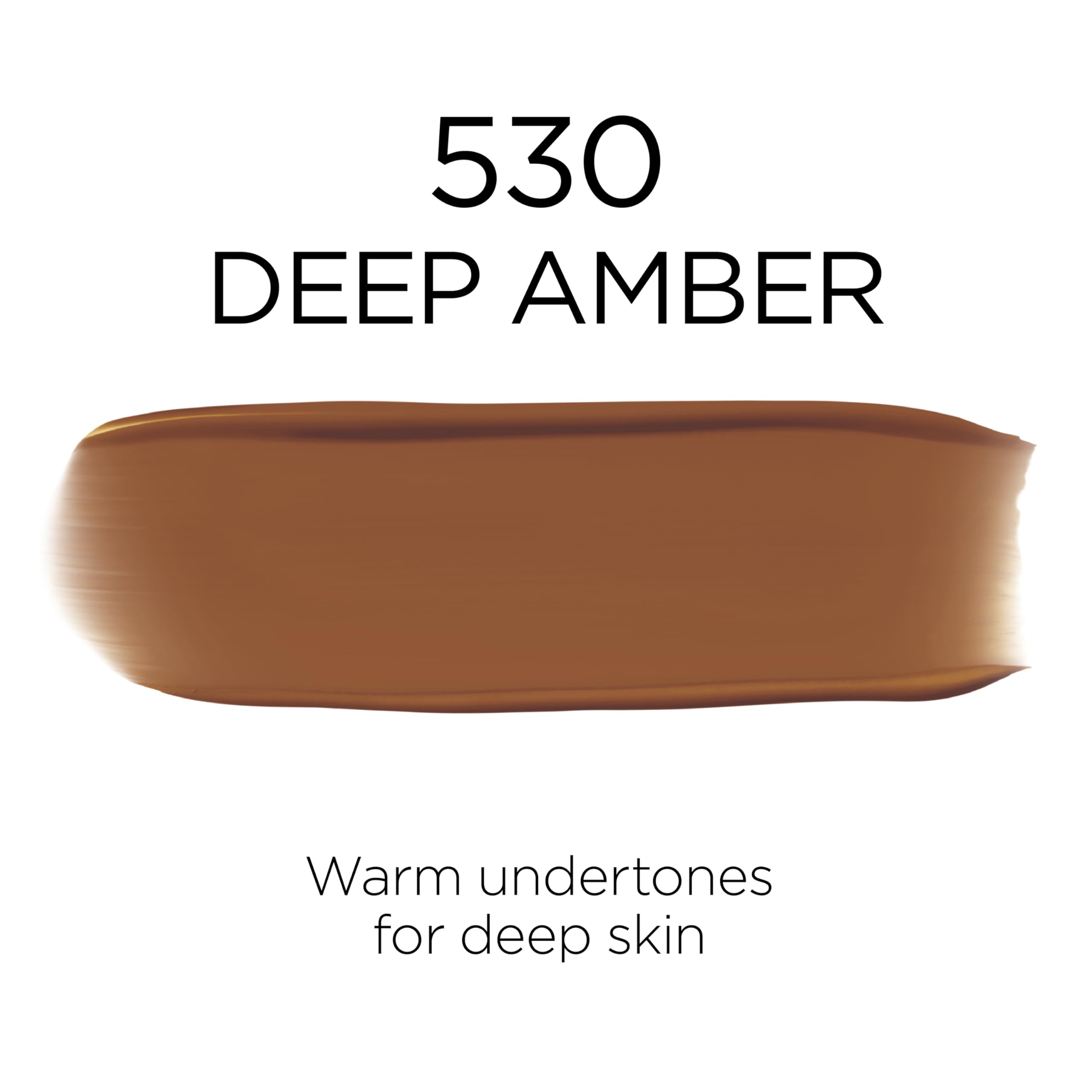 L'Oreal Paris Infallible Fresh Wear Foundation 530 Deep Amber – Lightweight, Longwear, SPF 25, 1 oz