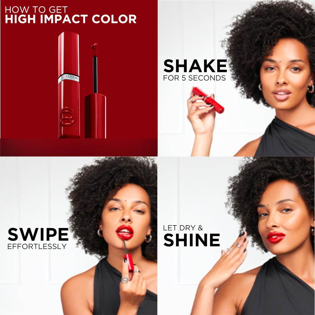 L'Oreal Paris Infallible Lacque Resistance Liquid Lipstick - 16HR Wear, Shade 635 Worth It Medium