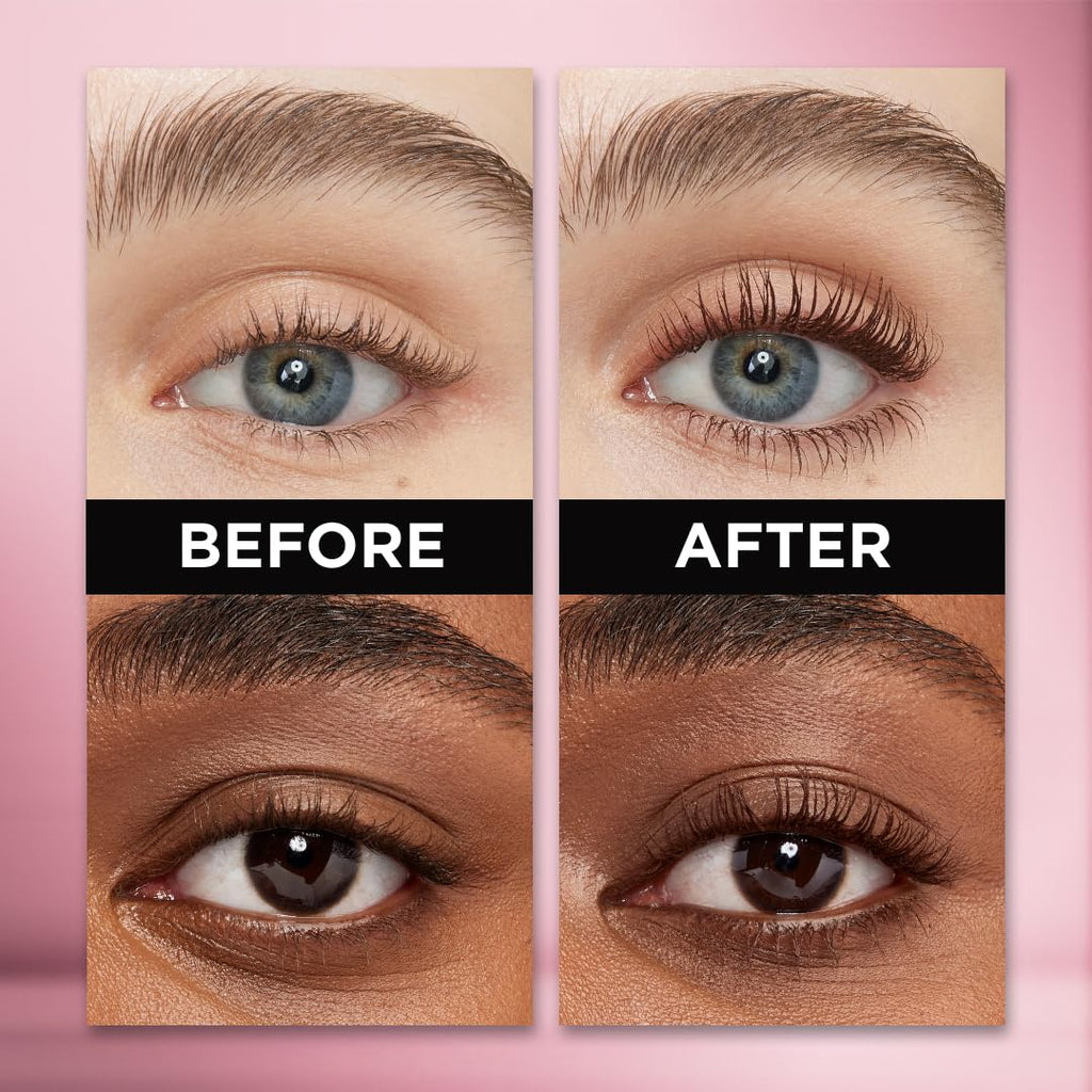 L'Oreal Paris Lash Paradise Mascara Latte Brown – Voluminous Volume & Length, Feathery Soft Lashes