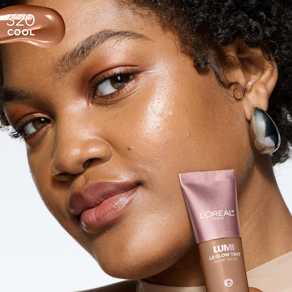 L’Oréal Paris Lumi Le Glow Skin Tint – Lightweight Water-Based Tint with Foundation-Like Coverage