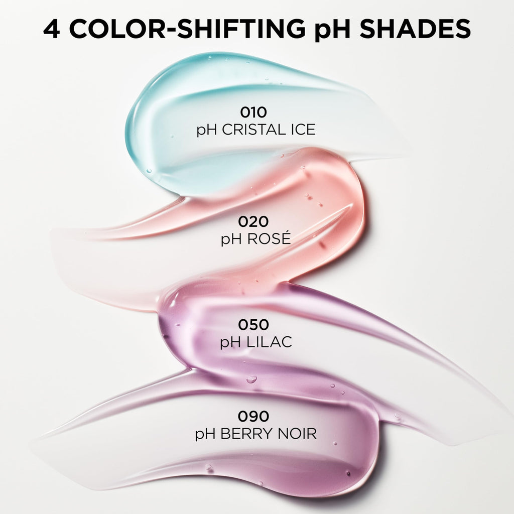 L'Oreal Paris Plump Ambition pH Hyaluron Lip Oil – Color-Changing Lip Tint, 24HR Hydration, Berry Noir