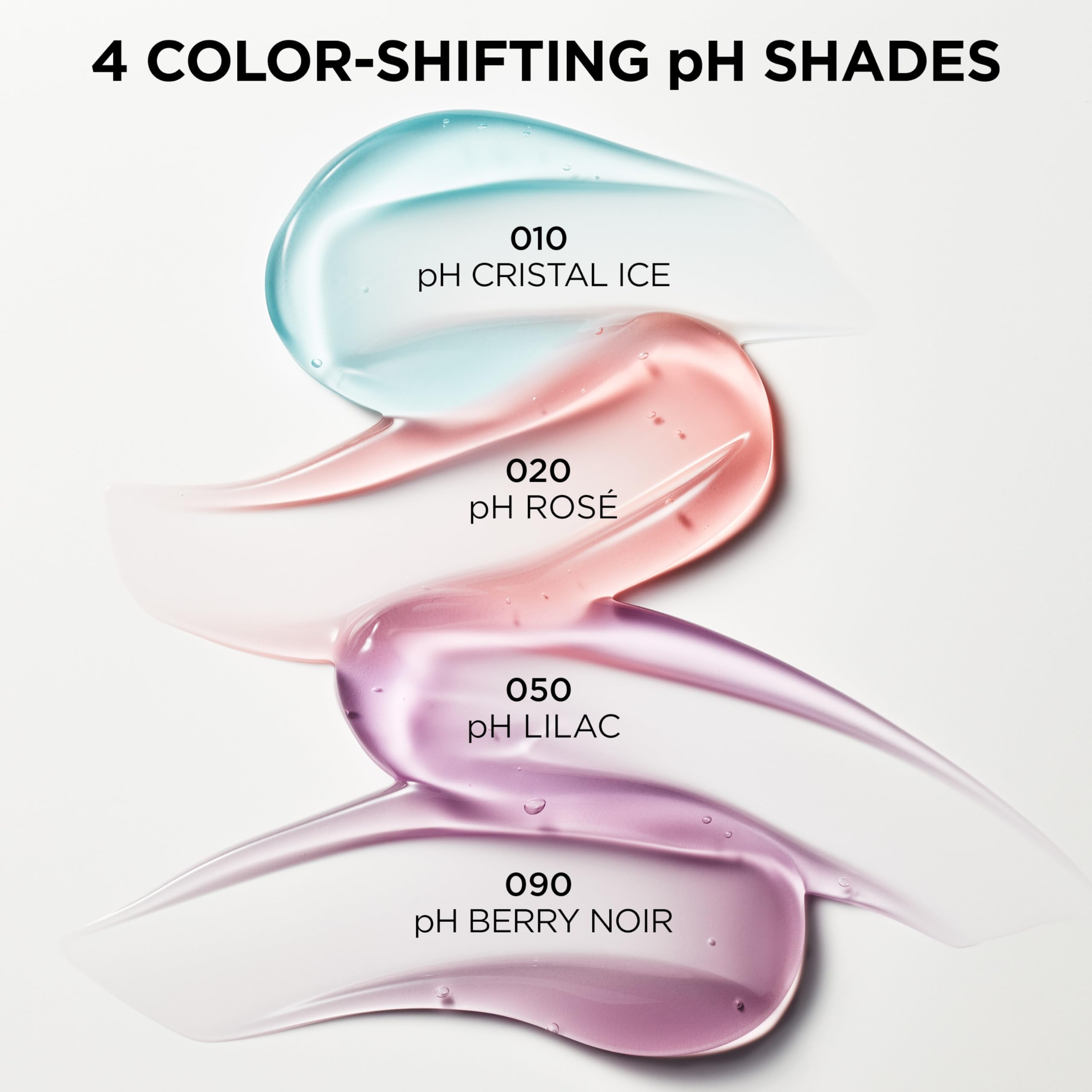L'Oreal Paris Plump Ambition pH Hyaluron Lip Oil – 24HR Hydration, Color-Changing Shine, 050 Lilac