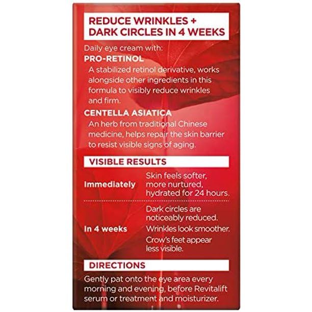 L'Oreal Paris RevitaLift Anti-Wrinkle + Firming Eye Cream 14g/0.5oz