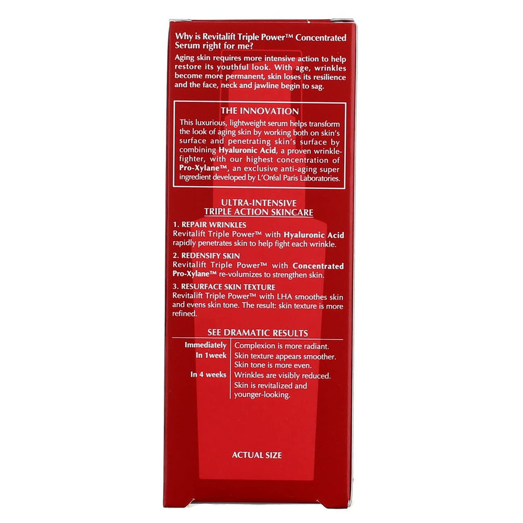 L'Oreal Paris RevitaLift Anti-Wrinkle Serum – 2 Pack, 1 fl oz Each