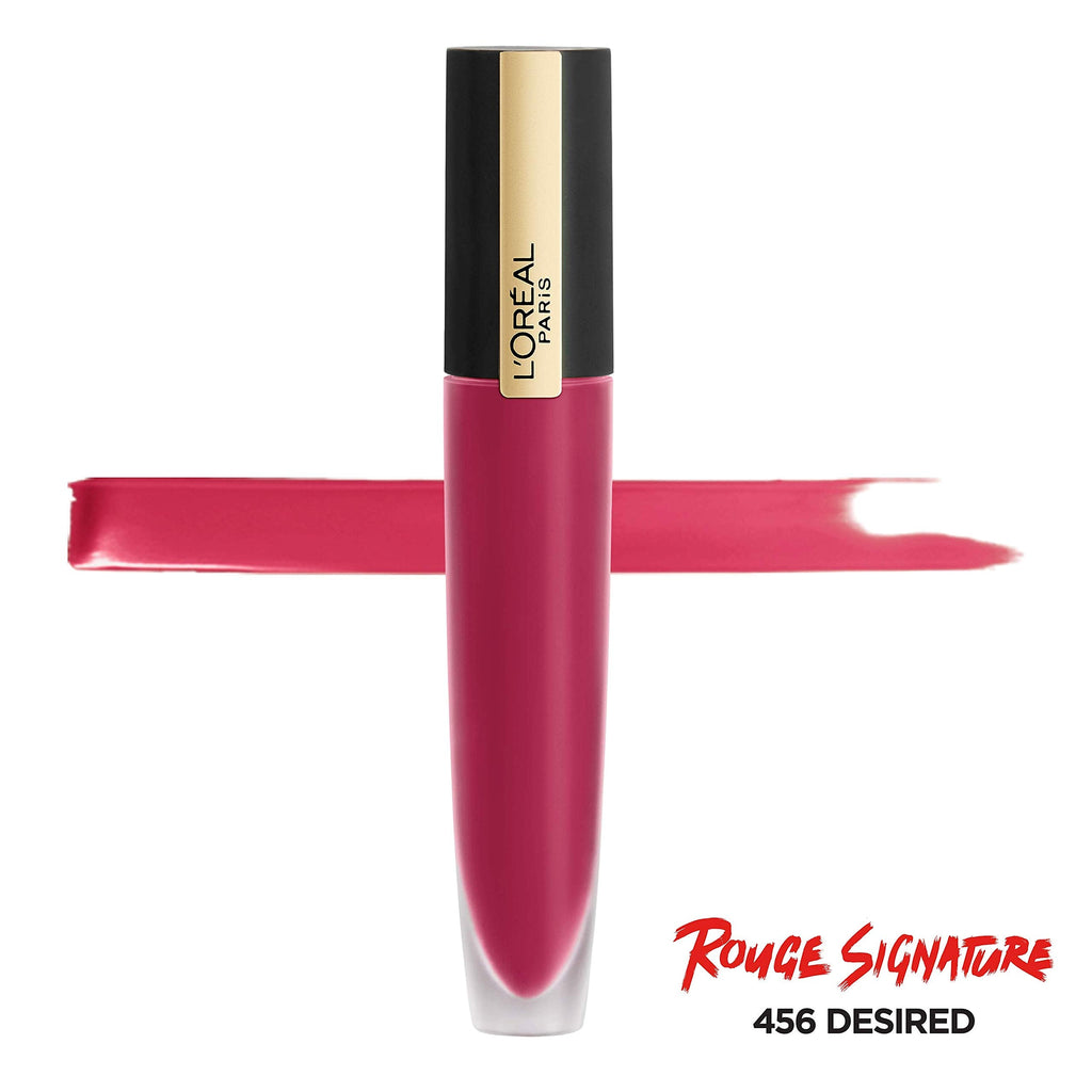 L’Oréal Paris Rouge Signature Matte Lip Stain in Desired – Weightless Matte Color