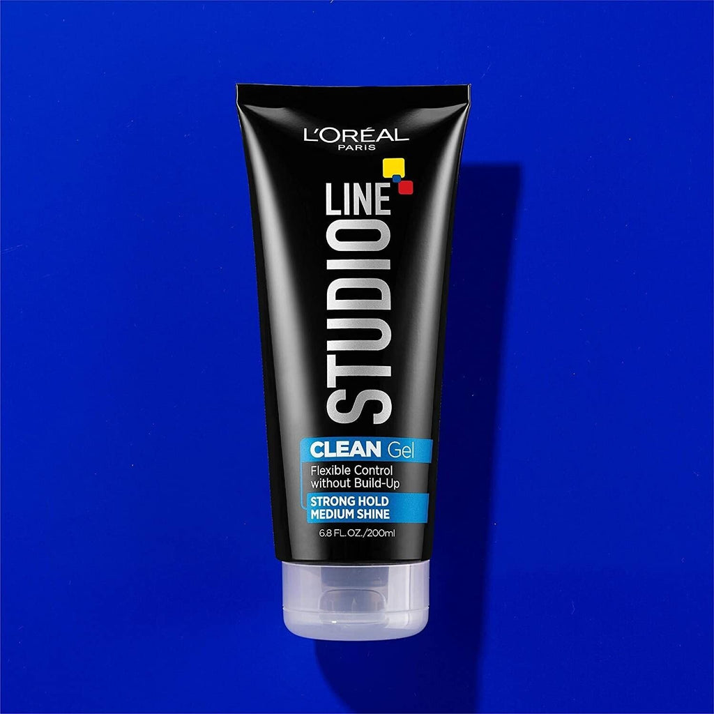 L'Oreal Paris Studio Line Strong Hold Clean Gel – 3-Pack, 6.8 fl oz