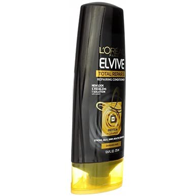 L'Oreal Paris Total Repair 5 Restoring Conditioner – Damaged Hair Care, 12.6 fl oz