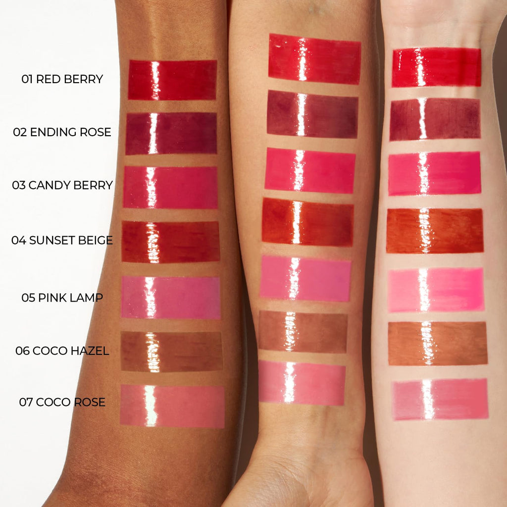 LOVB LOVB Pudding Glow Korean Lip Tint | Long-Lasting Gloss-to-Stain | Non-Sticky Lip Color 0.14 oz | Coco Hazel