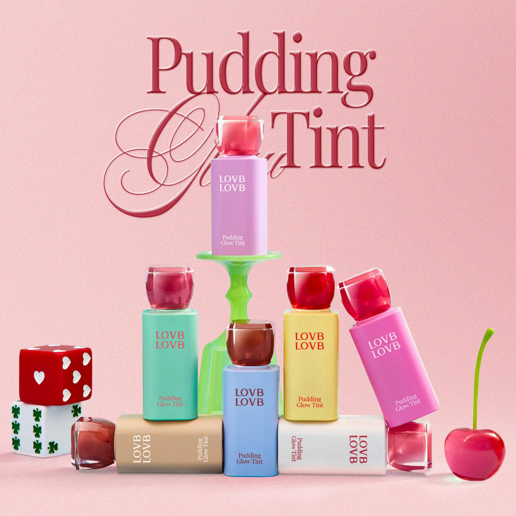 LOVB LOVB Pudding Glow Lip Tint | Long-Lasting Gloss-to-Stain in Candy Berry – Lightweight, Transfer-Proof Color