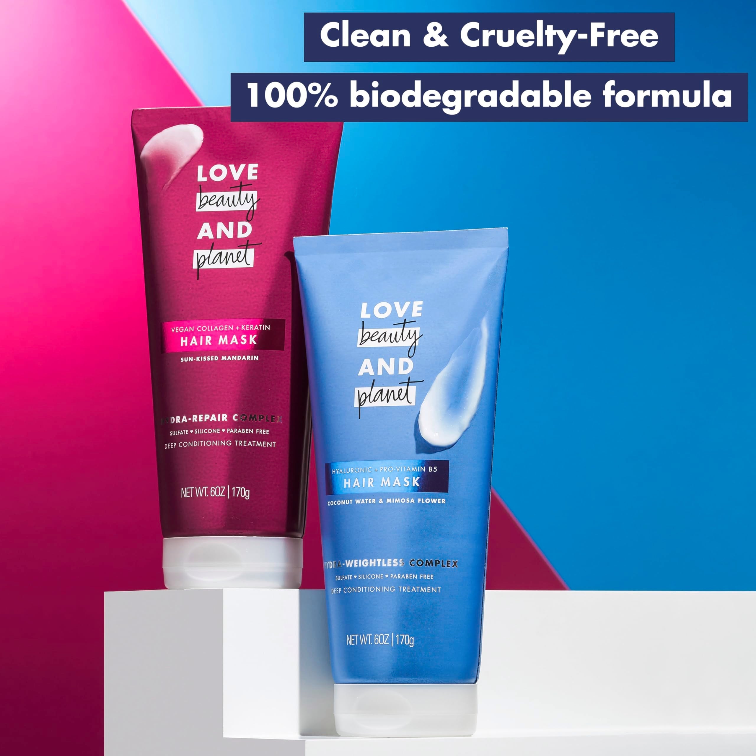 Love Beauty and Planet Hair Mask – Deep Conditioning with Coconut Water & Mimosa Flower