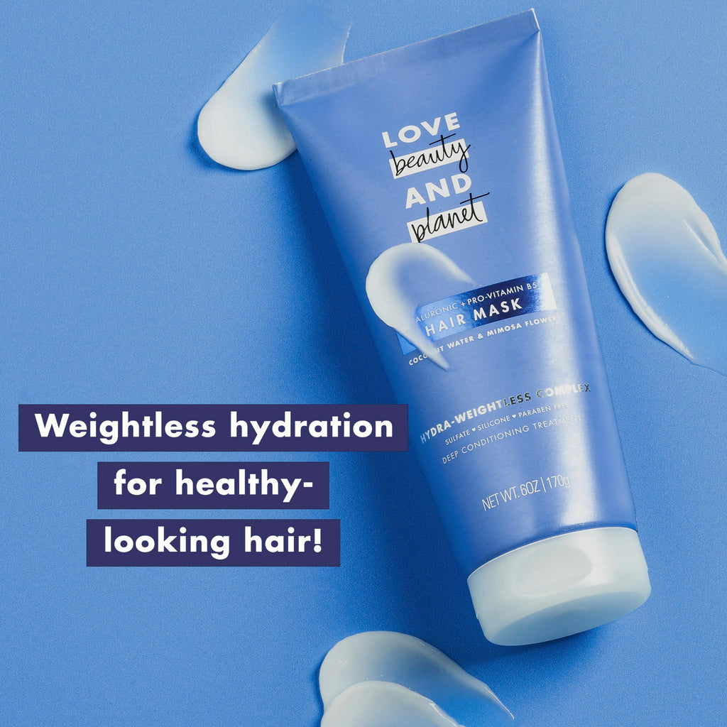 Love Beauty and Planet Hair Mask – Deep Conditioning with Coconut Water & Mimosa Flower