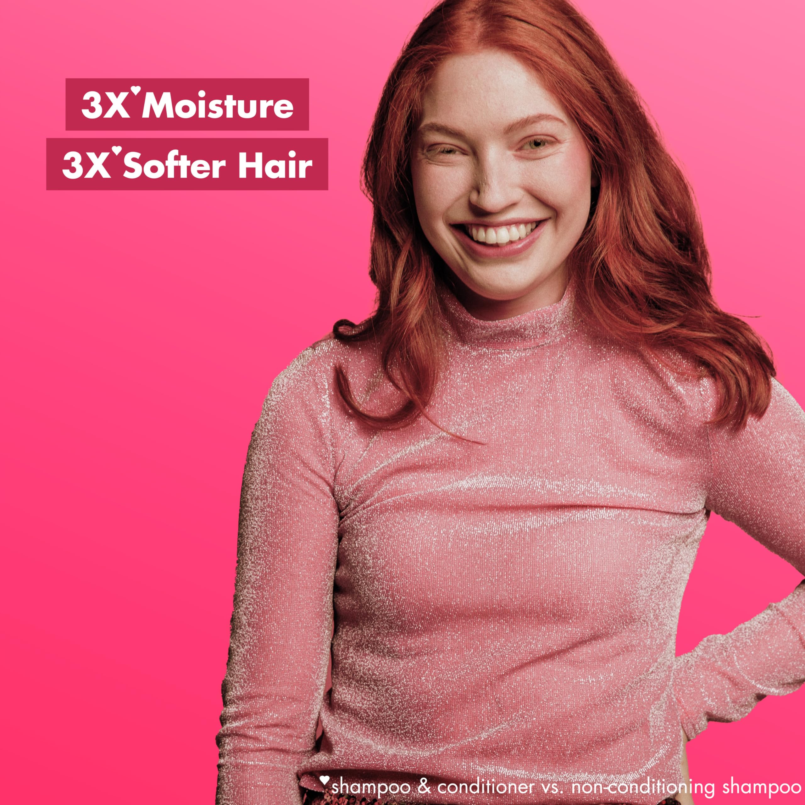 Love Beauty And Planet Vegan Collagen Moisture Shampoo Murumuru Butter & Rose — Pack of 4, 13.5 oz for Color-Treated Hair