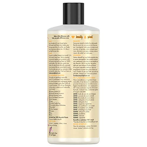 Love Beauty And Planet Turmeric & Tonka Body Wash – 16 oz | Vegan, Cruelty-Free