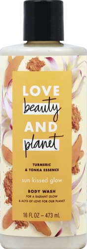 Love Beauty And Planet Turmeric & Tonka Body Wash – 16 oz | Vegan, Cruelty-Free