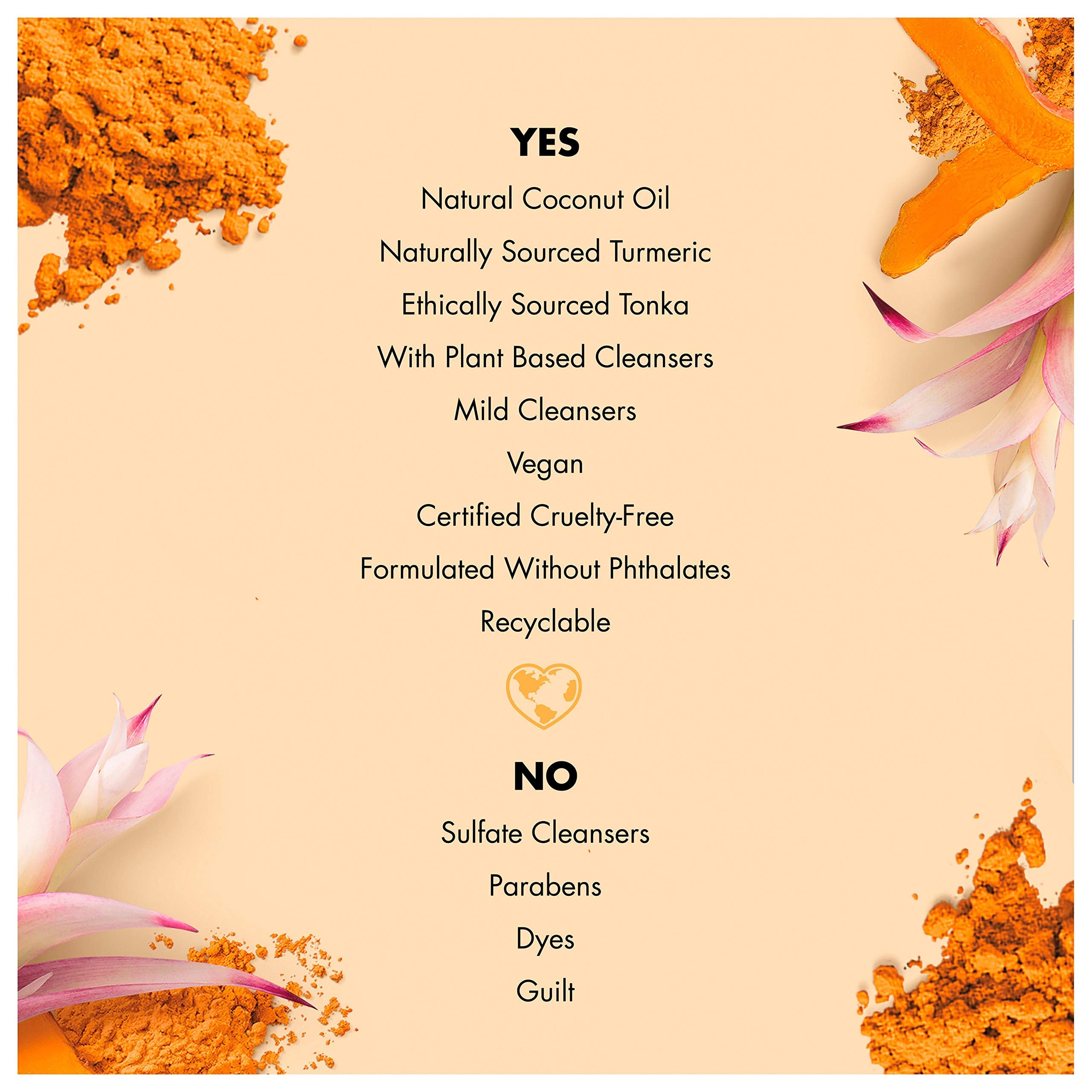 Love Beauty And Planet Turmeric & Tonka Body Wash – 16 oz | Vegan, Cruelty-Free