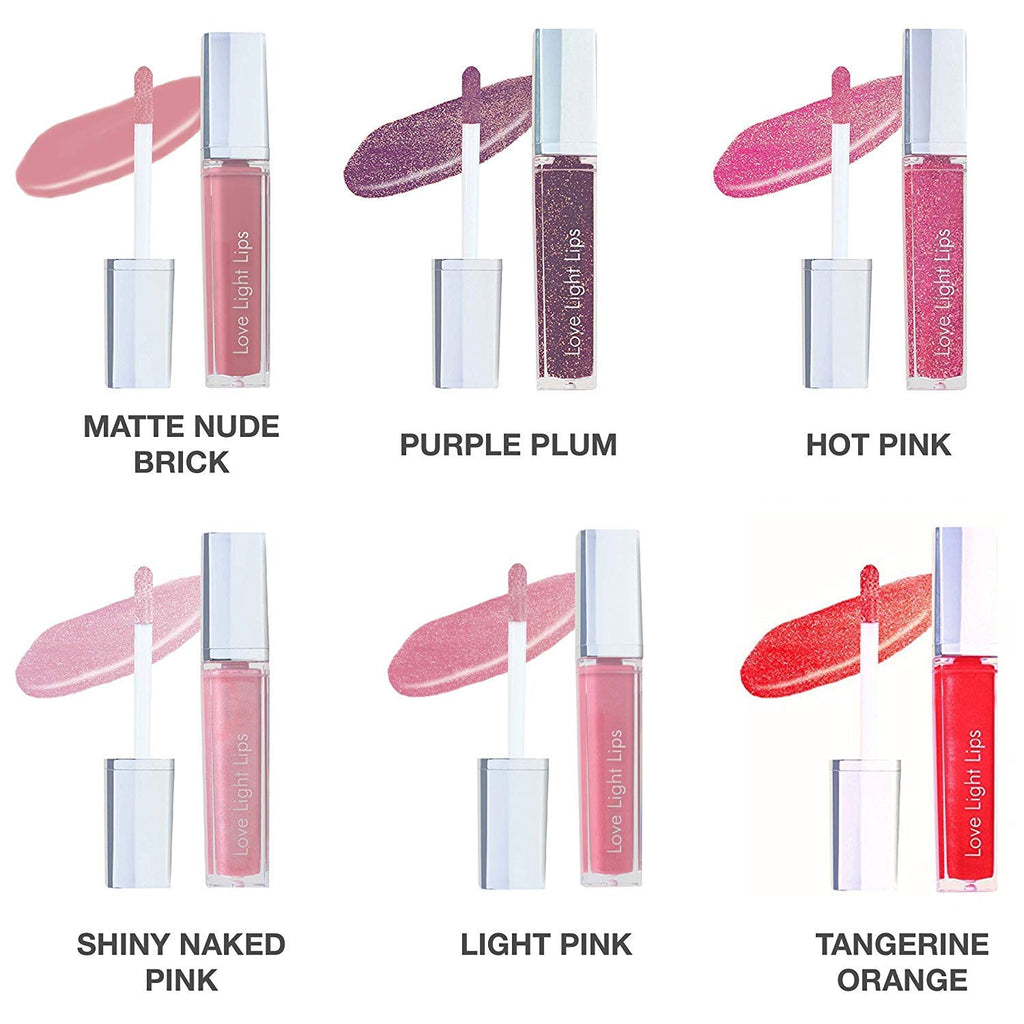 Love Light Lips Lip Gloss – Hydrating Shine with LED Wand & Mirror | Cruelty-Free