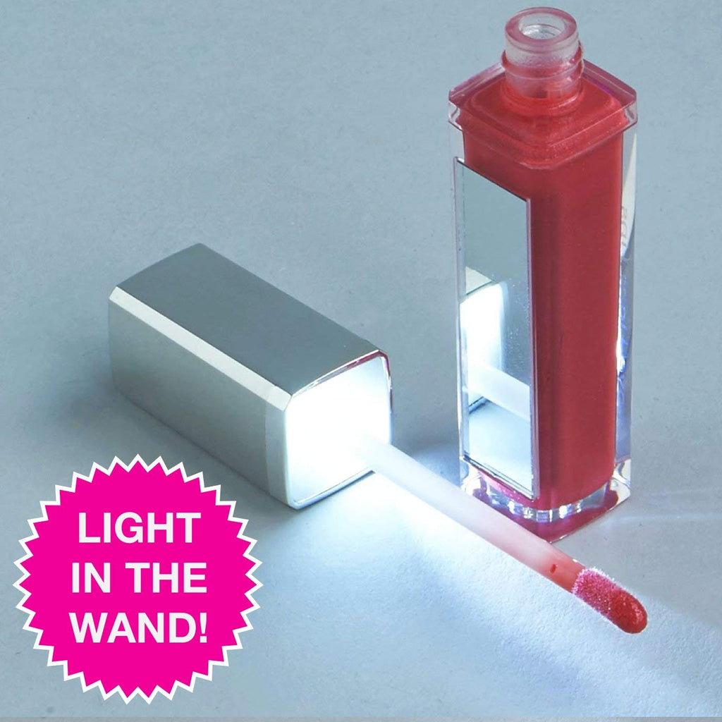 Love Light Lips Lip Gloss – Hydrating Shine with LED Wand & Mirror | Cruelty-Free