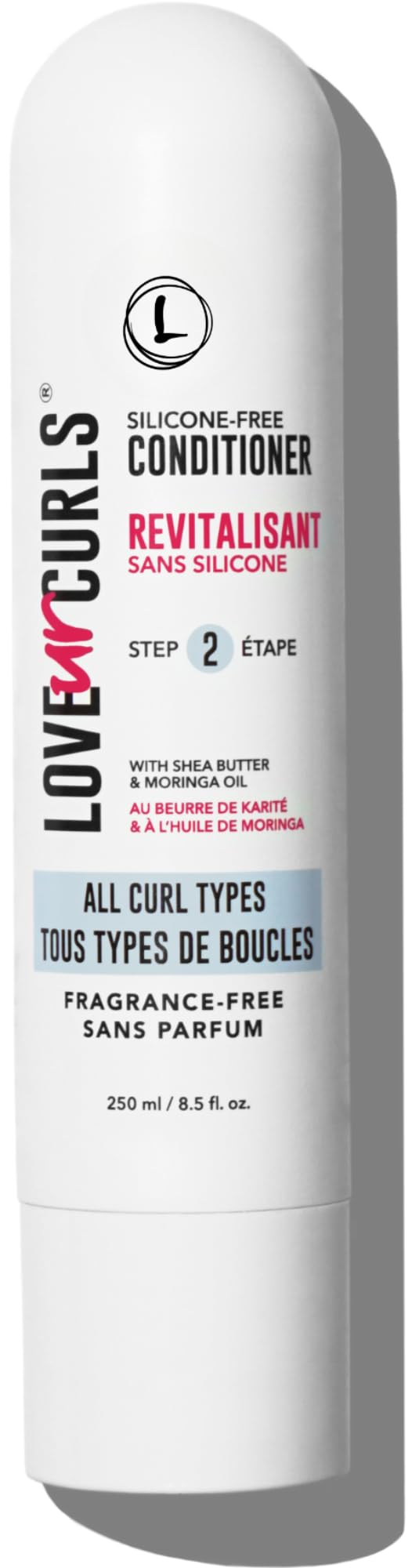 Love Ur Curls Fragrance Free Conditioner | Hydrating Detangler for Curly, Wavy & Kinky-Coily Hair (250ml)