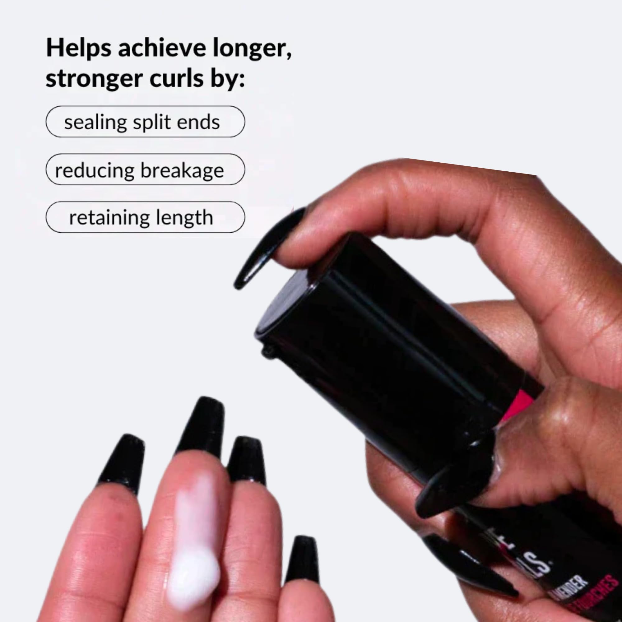 Love Ur Curls Split End Mender — Restorative Leave-In Treatment for Damaged Hair