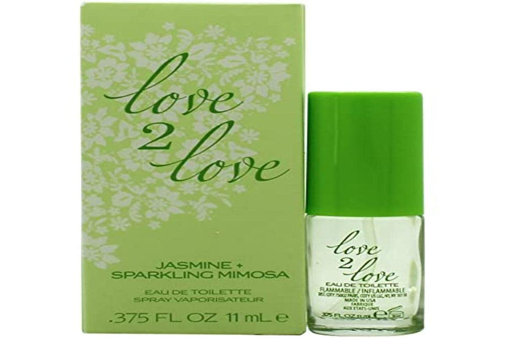 LOVE2LOVE Jasmine & Sparkling Mimosa EDT Travel Size 0.375 oz