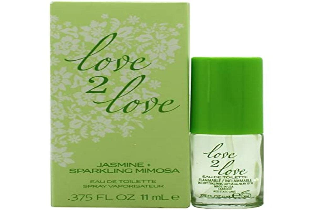 LOVE2LOVE Jasmine & Sparkling Mimosa EDT Travel Size 0.375 oz