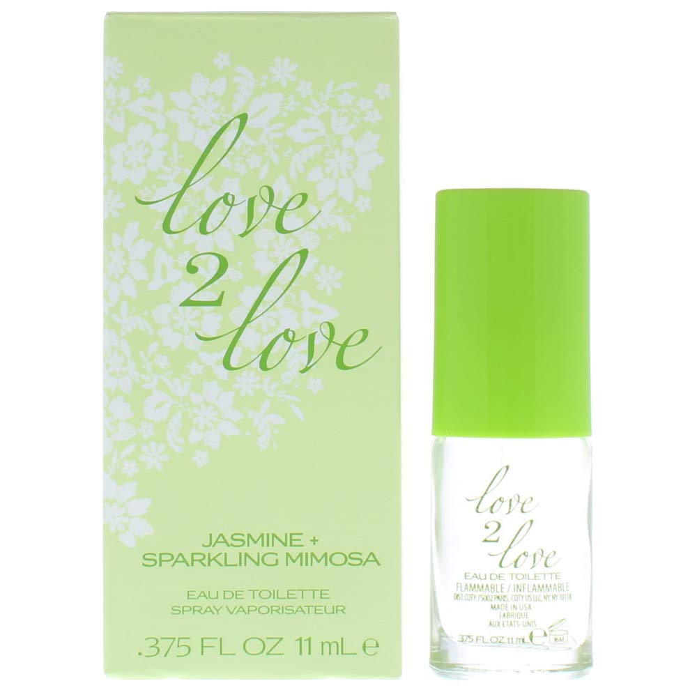 LOVE2LOVE Jasmine & Sparkling Mimosa EDT Travel Size 0.375 oz