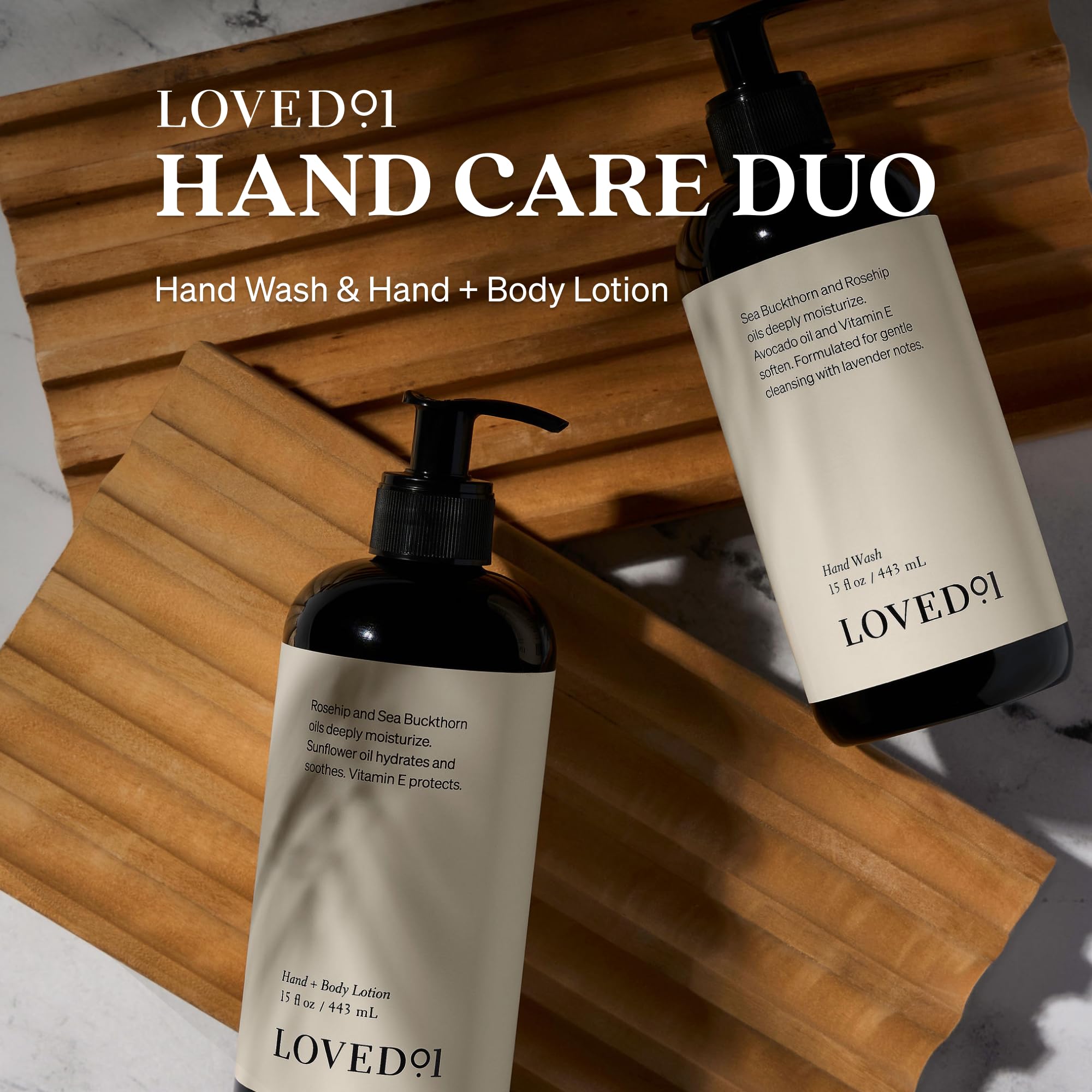 Loved01 Hand Soap & Lotion Set – Oprah's Favorite Things (15 oz Hand Wash + 15 oz Body Lotion)