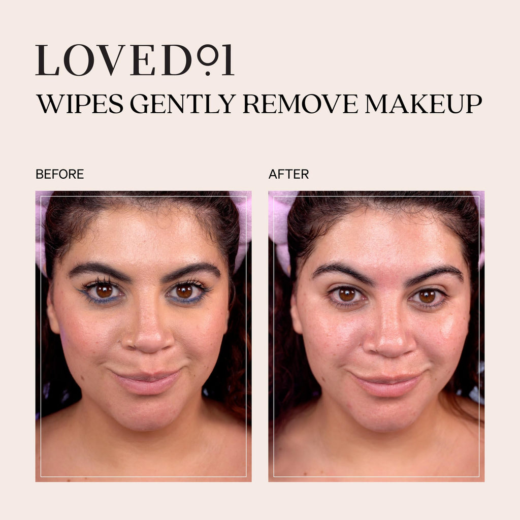 Loved01 Face & Body Cleansing Wipes with Salicylic Acid – John Legend Skincare, Oil & Fragrance-Free, No-Rinse (24 wipes)