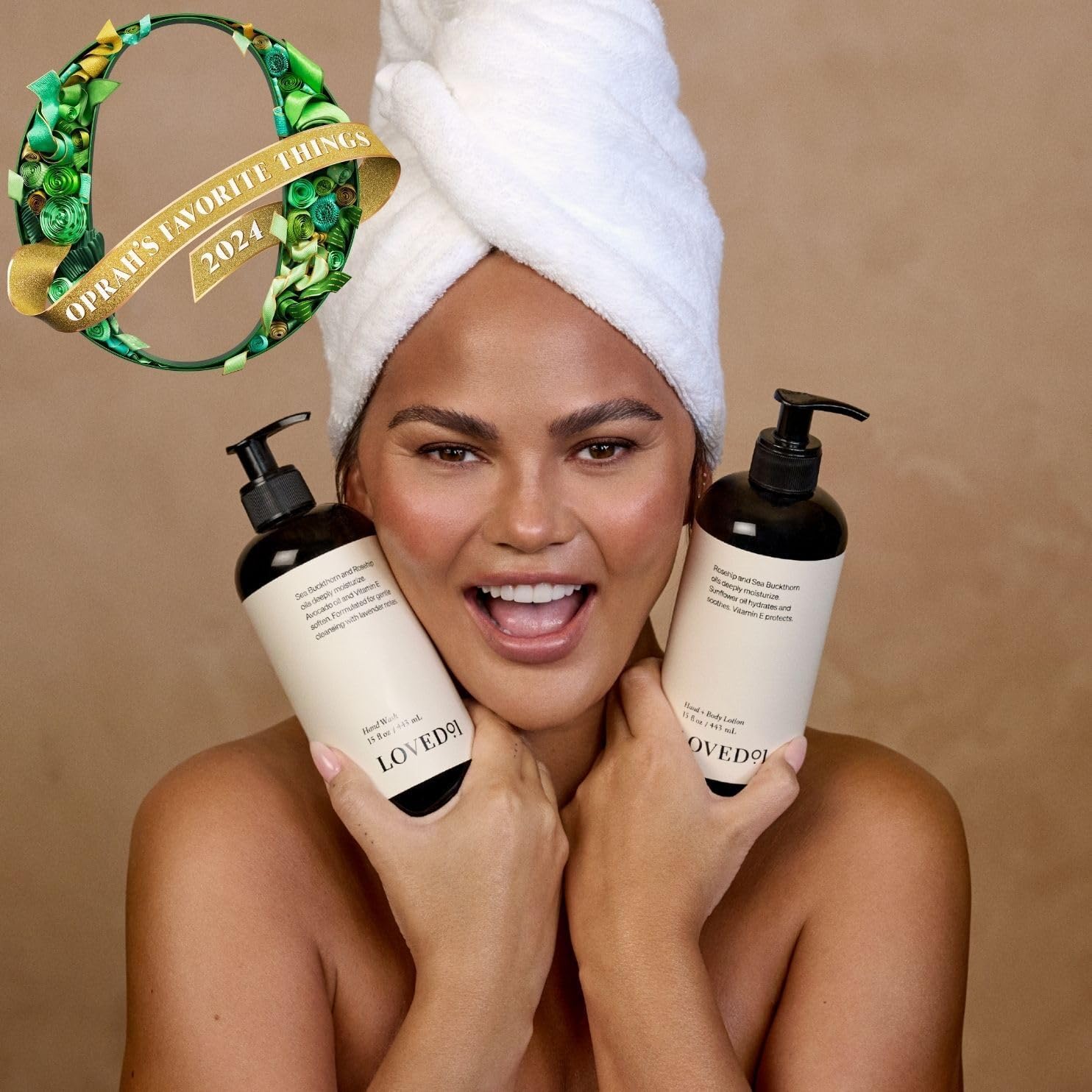 Loved01 Hand & Body Lotion – Fragrance-Free Daily Moisturizer (2-Pack, 15 oz) | John Legend Skincare