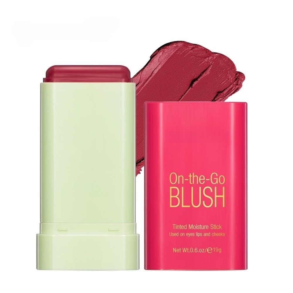 Lovelycat On-the-Go Blush Stick Red – Creamy, Long-Lasting Tint for All Skin Tones, Waterproof