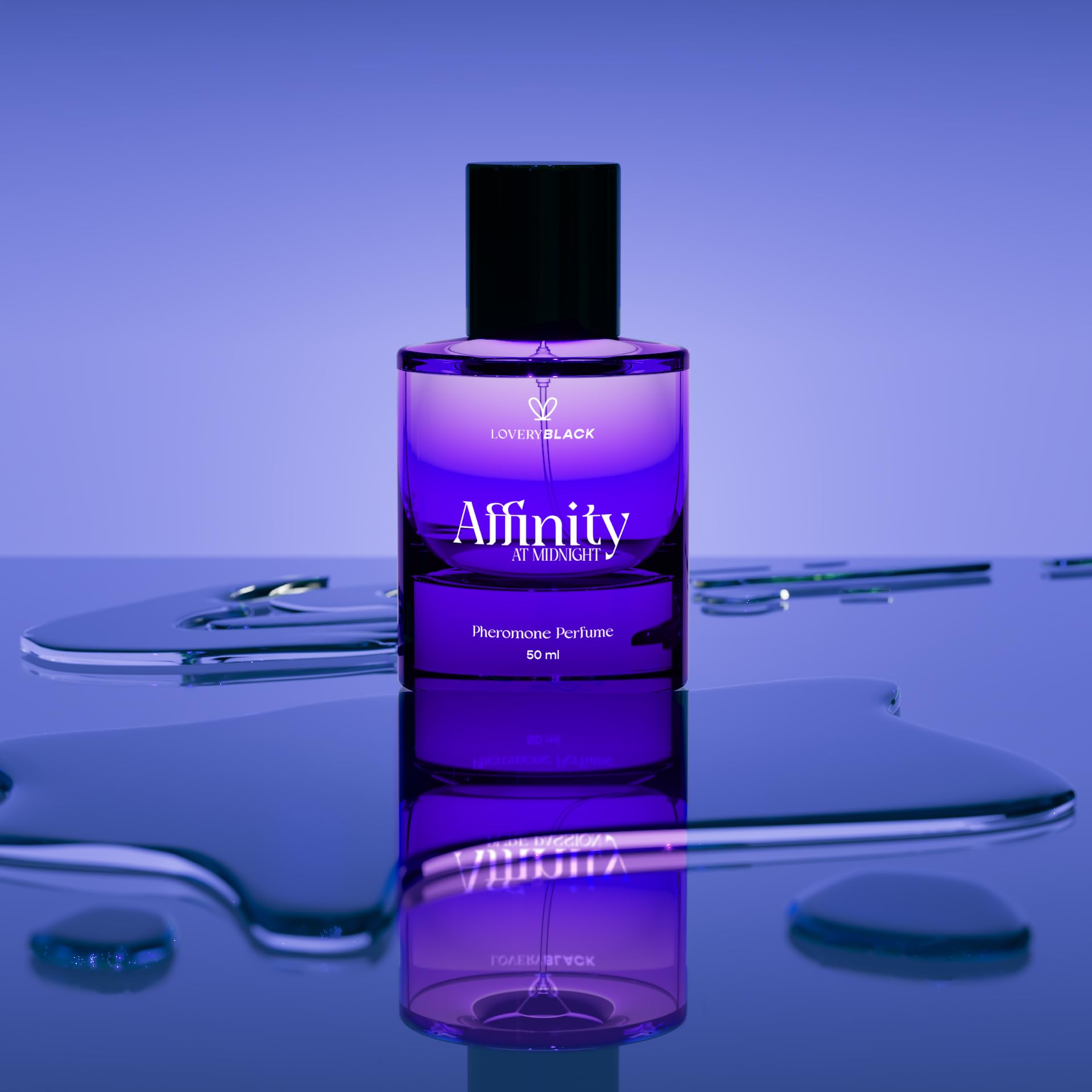 LOVERY Affinity at Midnight Pheromone Perfume - Unisex Attraction and Confidence
