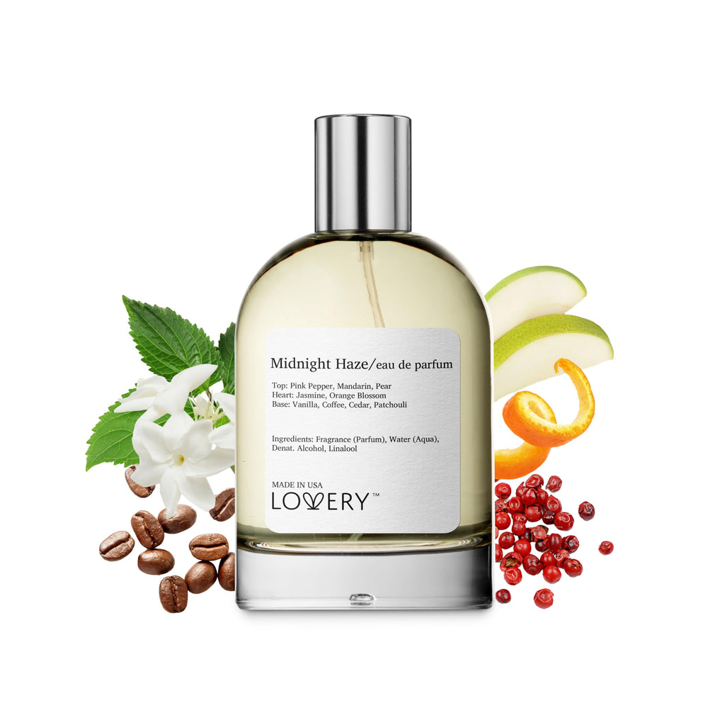 LOVERY Midnight Haze Eau de Parfum for Women – 100 ml, Vegan, Long-Lasting