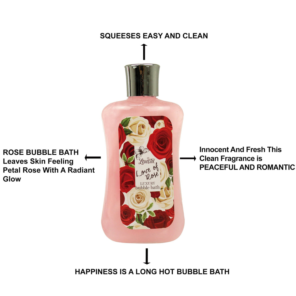 LOVESTEE Love of Rose Spa Gift Set – Christmas Bath & Body Basket