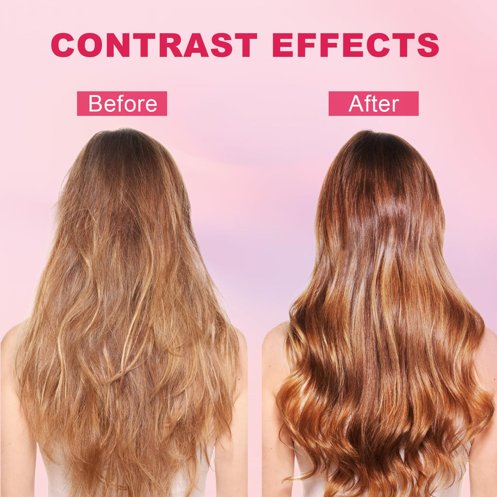 LSKINBATH Keratin & Collagen Repair Hair Mask for Damaged Hair | Deep Conditioning & Frizz Control