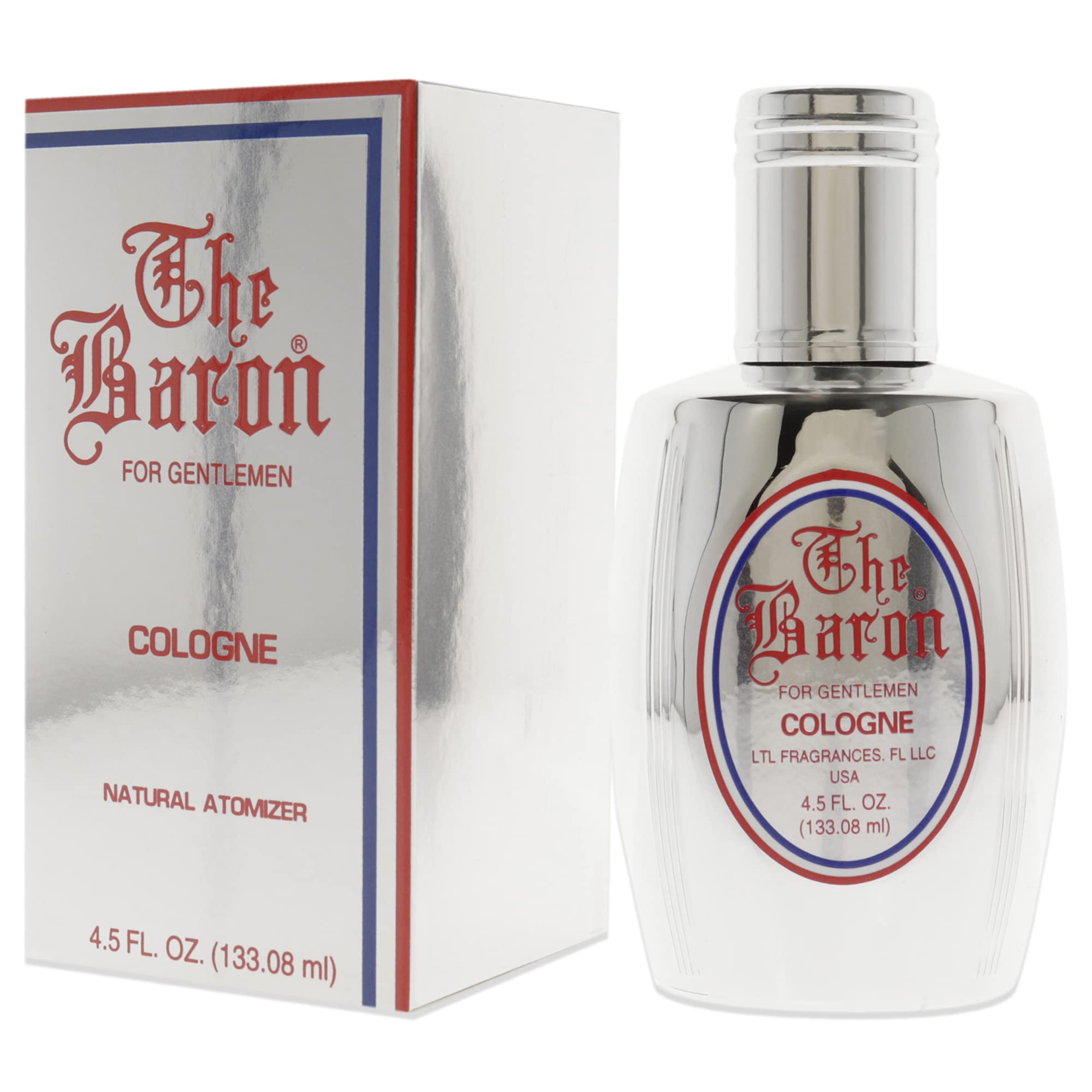 LTL Fragrances The Baron Cologne Spray for Men – 4.5 oz | Evening Wear Scent