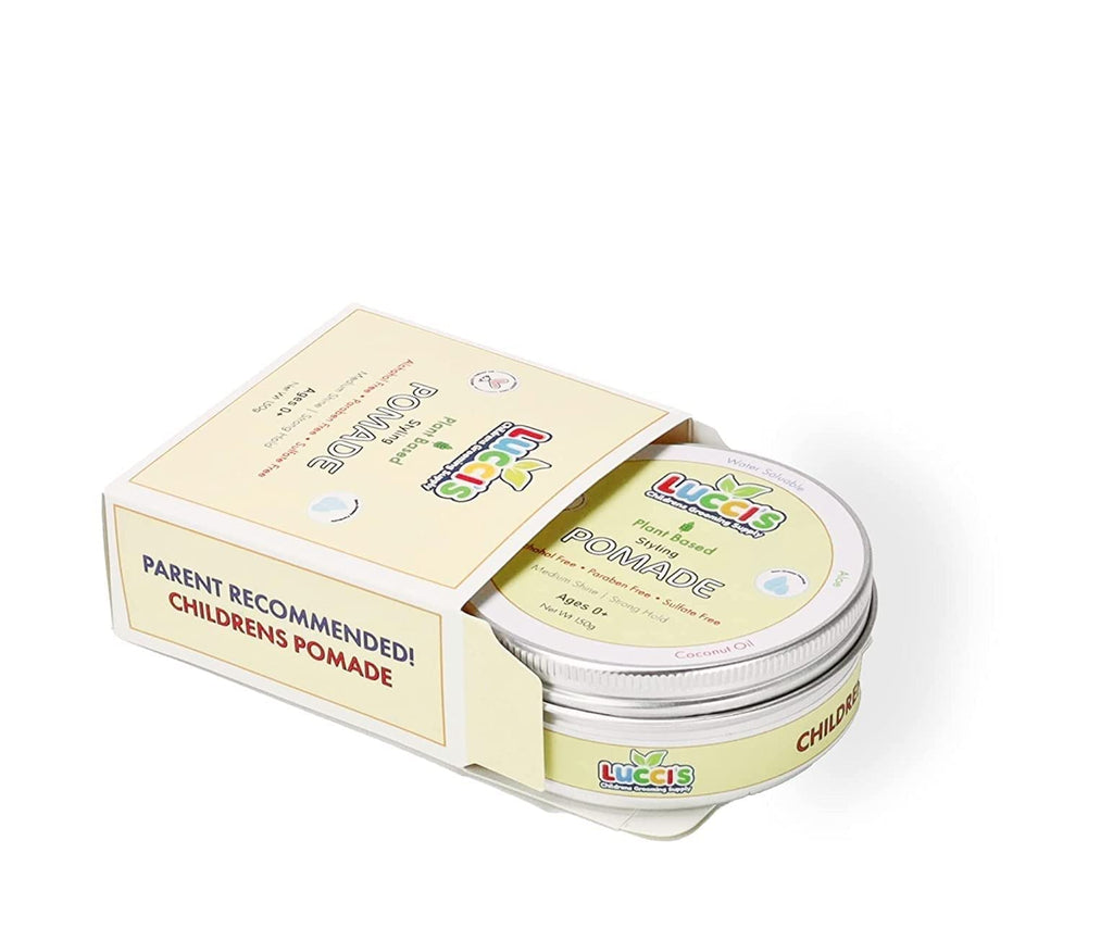 LUCCI'S Baby Hair Gel - Plant-Based 5oz Infant Styling Paste | Medium Shine & Strong Hold