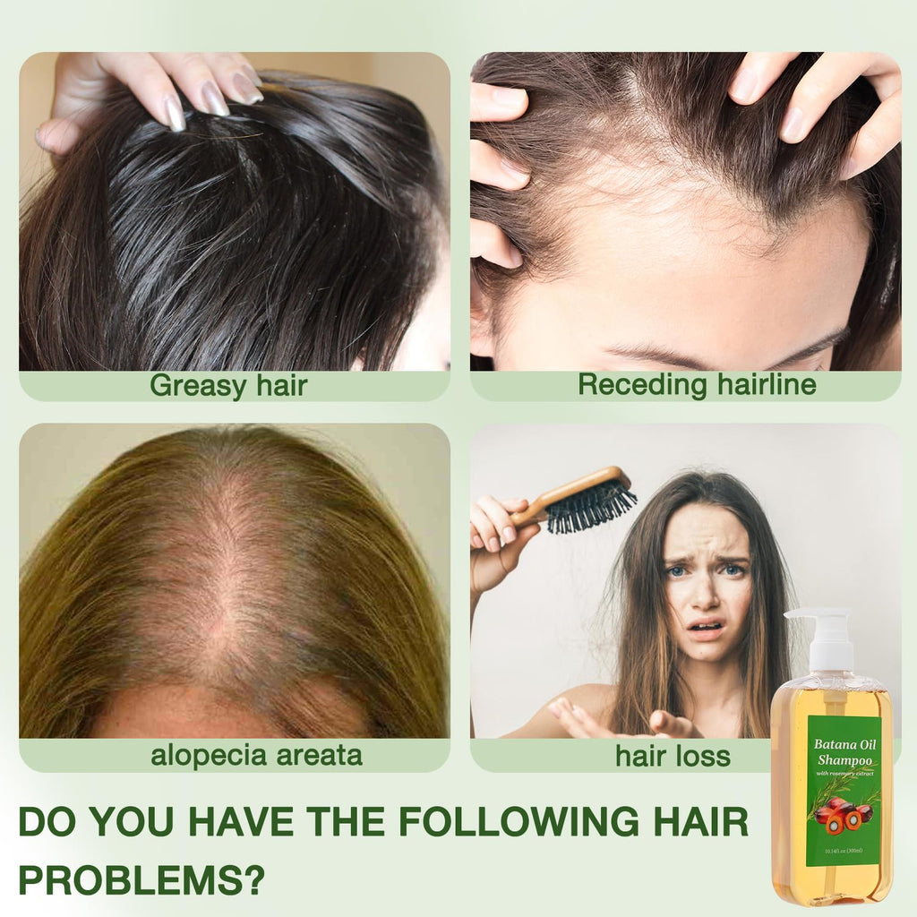 Lucift Batana Shampoo with Rosemary Oil – Nourishing & Regenerating Hair for All Types (1pc)