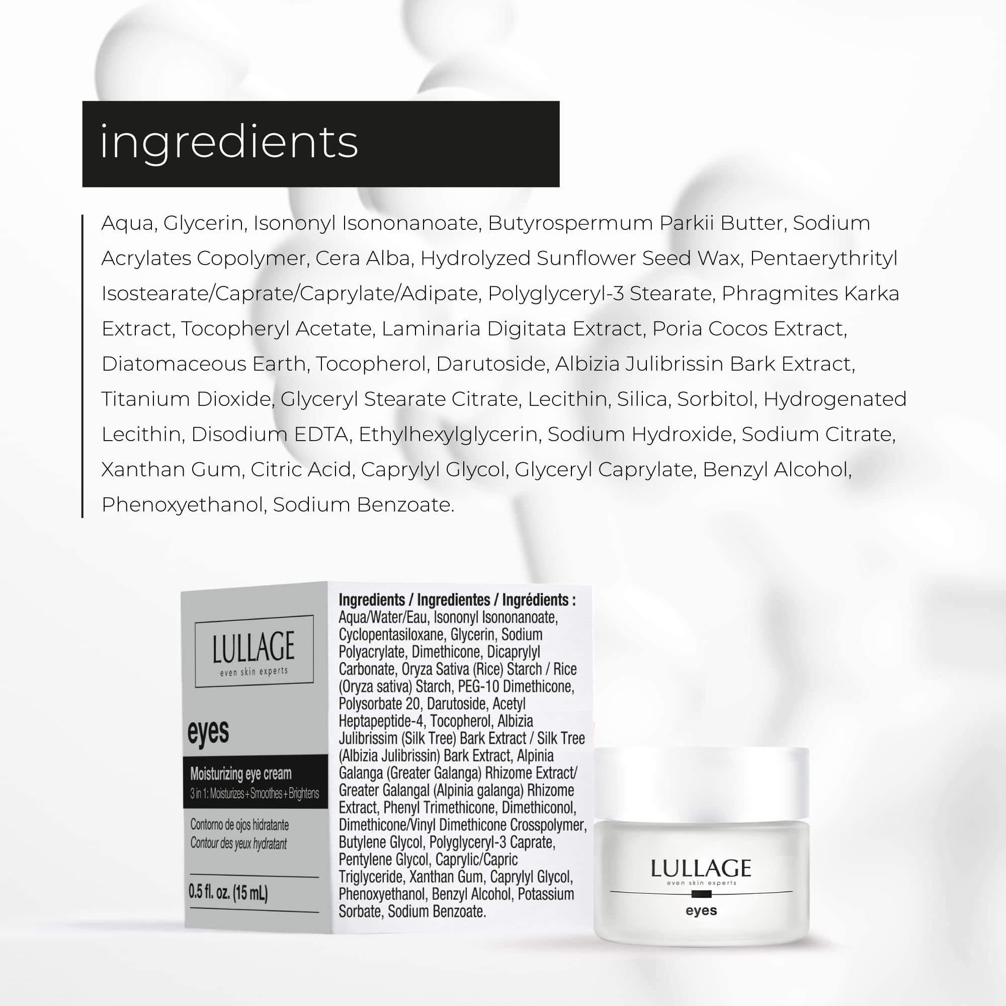 LULLAGE Eye Cream – Reduce Puffiness, Fine Lines & Dark Circles | 0.50 oz