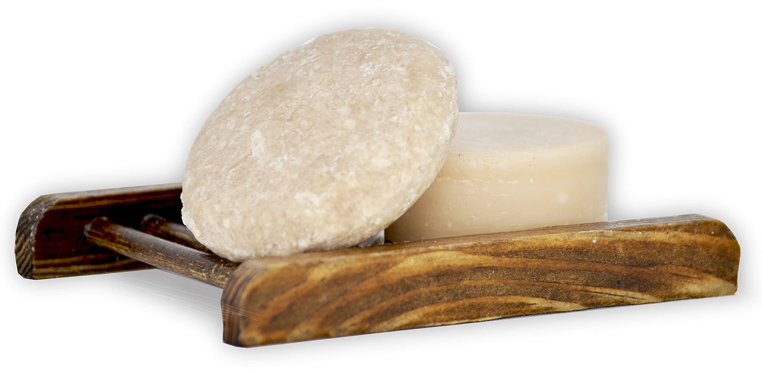 Lulu Candles Jasmine Oud Sandalwood Shampoo & Conditioner Bar Set – Made in USA (3 oz + 1 oz)