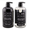 Lulu Candles Lemon & Vanilla Bean: Revitalizing Body Wash & Nourishing Body Lotion, 2-Piece Set (16 oz Each)