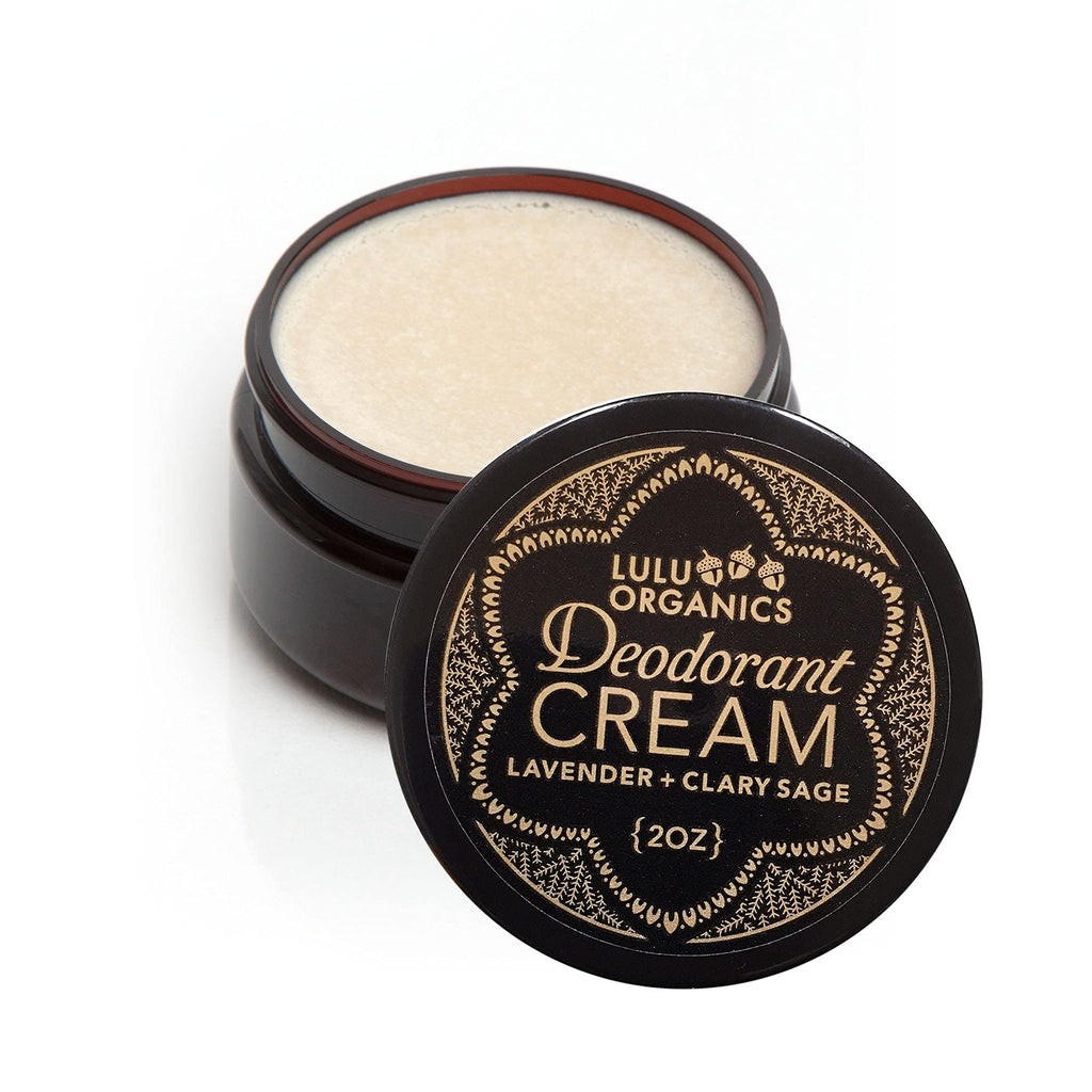 Lulu Organics Aluminum-Free Deodorant Cream – Lavender & Clary Sage, 2oz