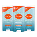 Lume Whole Body Deodorant - Unscented Smooth Solid Stick, 72 Hour Odor Control, Aluminum & Baking Soda Free - Pack of 3 (2.6 oz each)