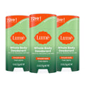 Lume Whole Body Deodorant – Fresh Alpine Smooth Solid Stick, 72 Hour Odor Control, Aluminum & Baking Soda Free (Pack of 3)