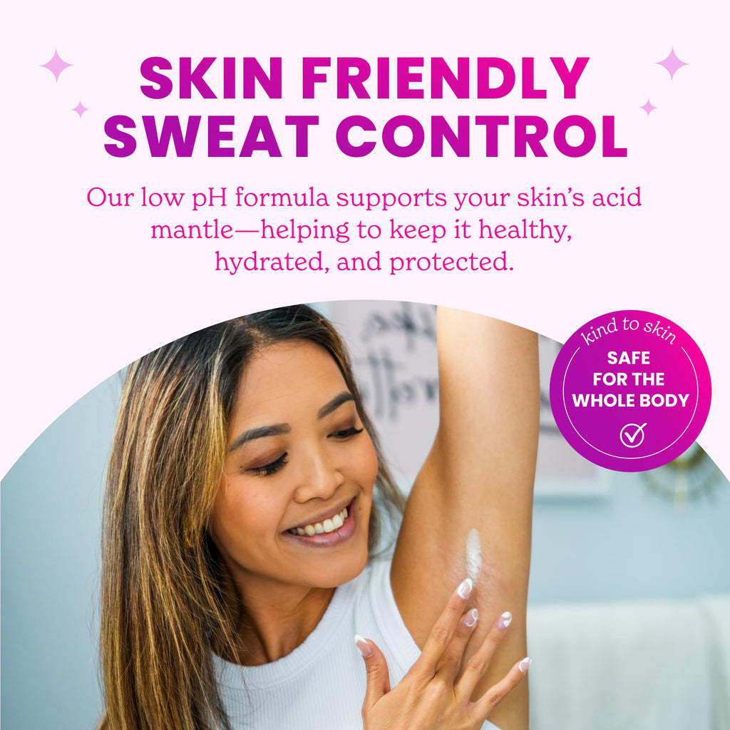 Lume Whole Body Deodorant Plus Sweat Control – 72-Hour Odor & Sweat (Baking Soda Free) – Soft Powder & Lavender Sage (Pack of 2)